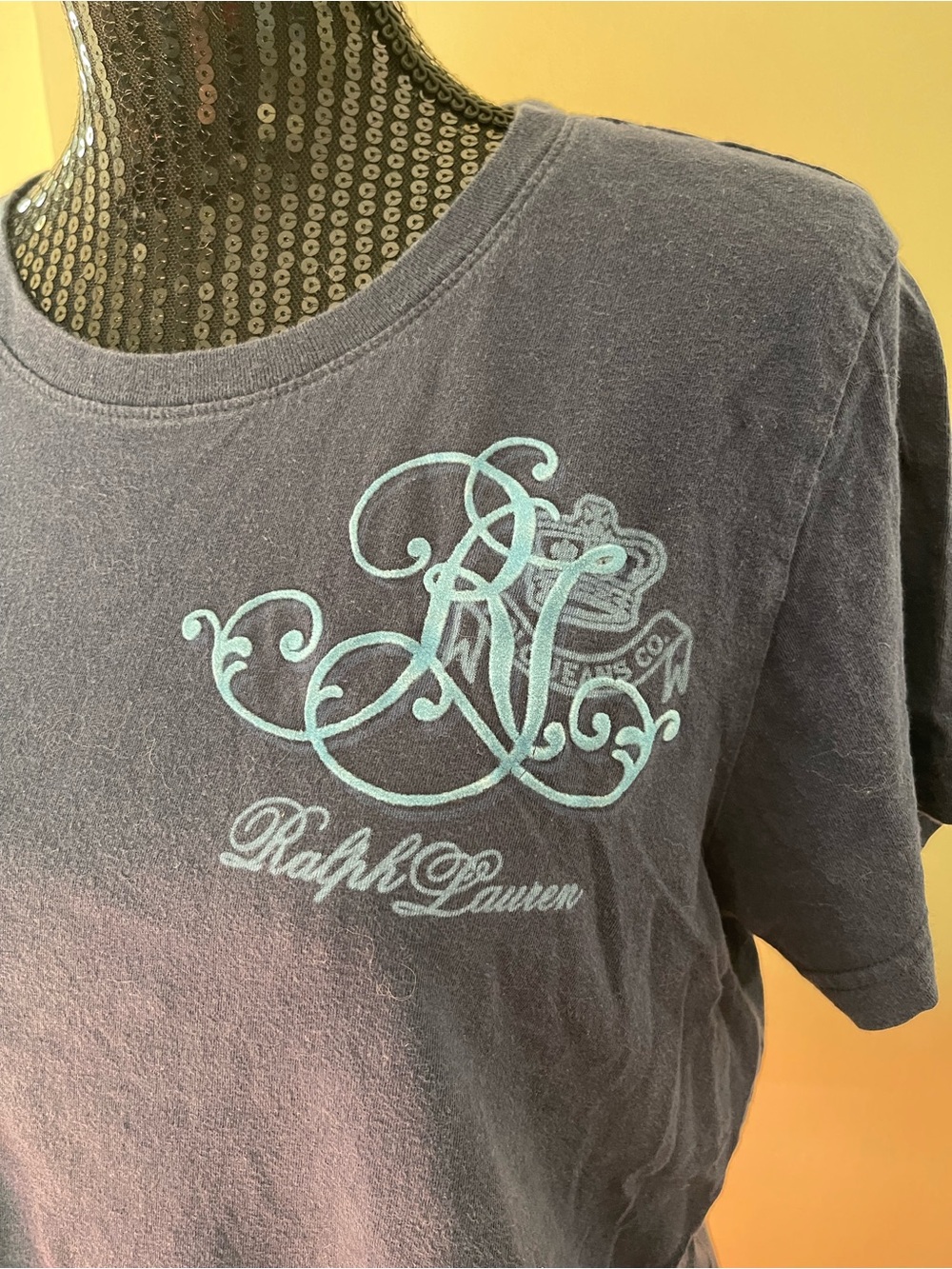 Ralph Lauren Blue T-Shirt Size XL - Picture 2 of 10